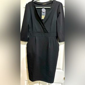 Simple everyday black professional dress